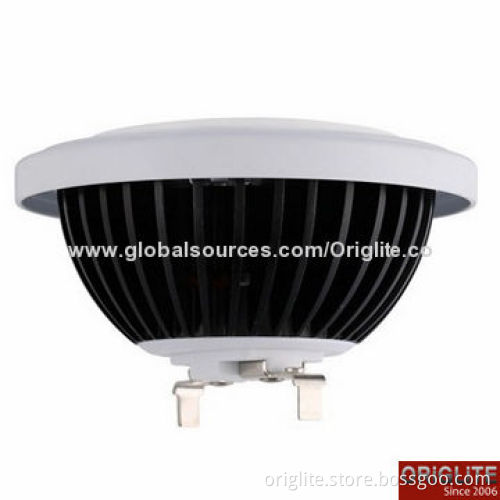 AR111 LED Spotlight, 85-245V AC/15W/85lm/W, Bridgelux Chip, COB LED, AR111 Base, with A Reflector